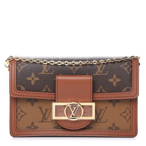 louis vuitton dauphine chain wallet monogram reverse monogram|Louis Vuitton chain shoulder bag.